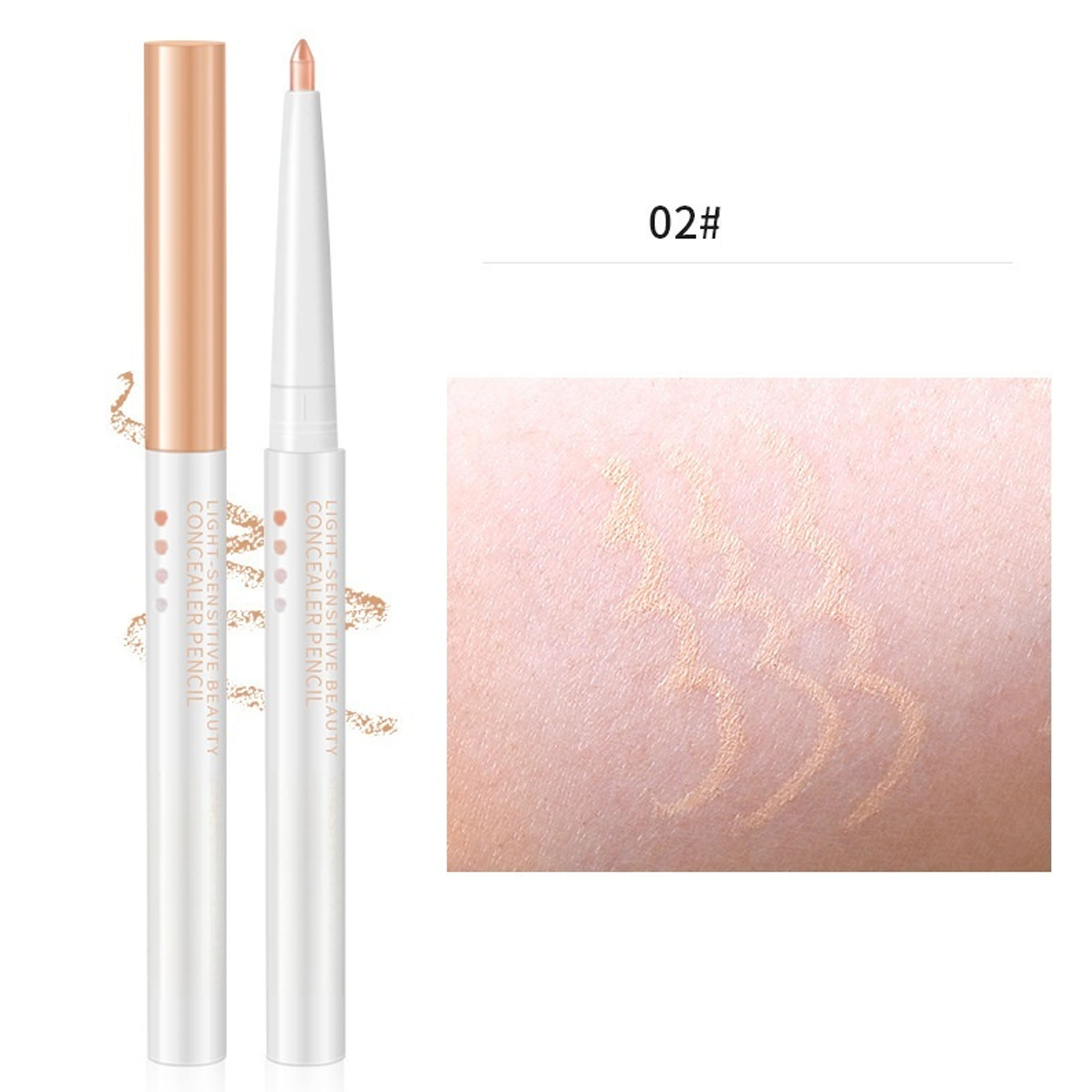 Multi-Use Natural and Thin Smooth & Easy Drawing Moisturizing Concealer &Countour Pencil