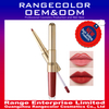 2 In1 Double-Ended Mirror Moisturizing and Whitening Lipstick Create Q-Bounce, Moist and Plump Lips; Multi Function Fiber-Carved Essence Nude Lipgloss&Lipliner 