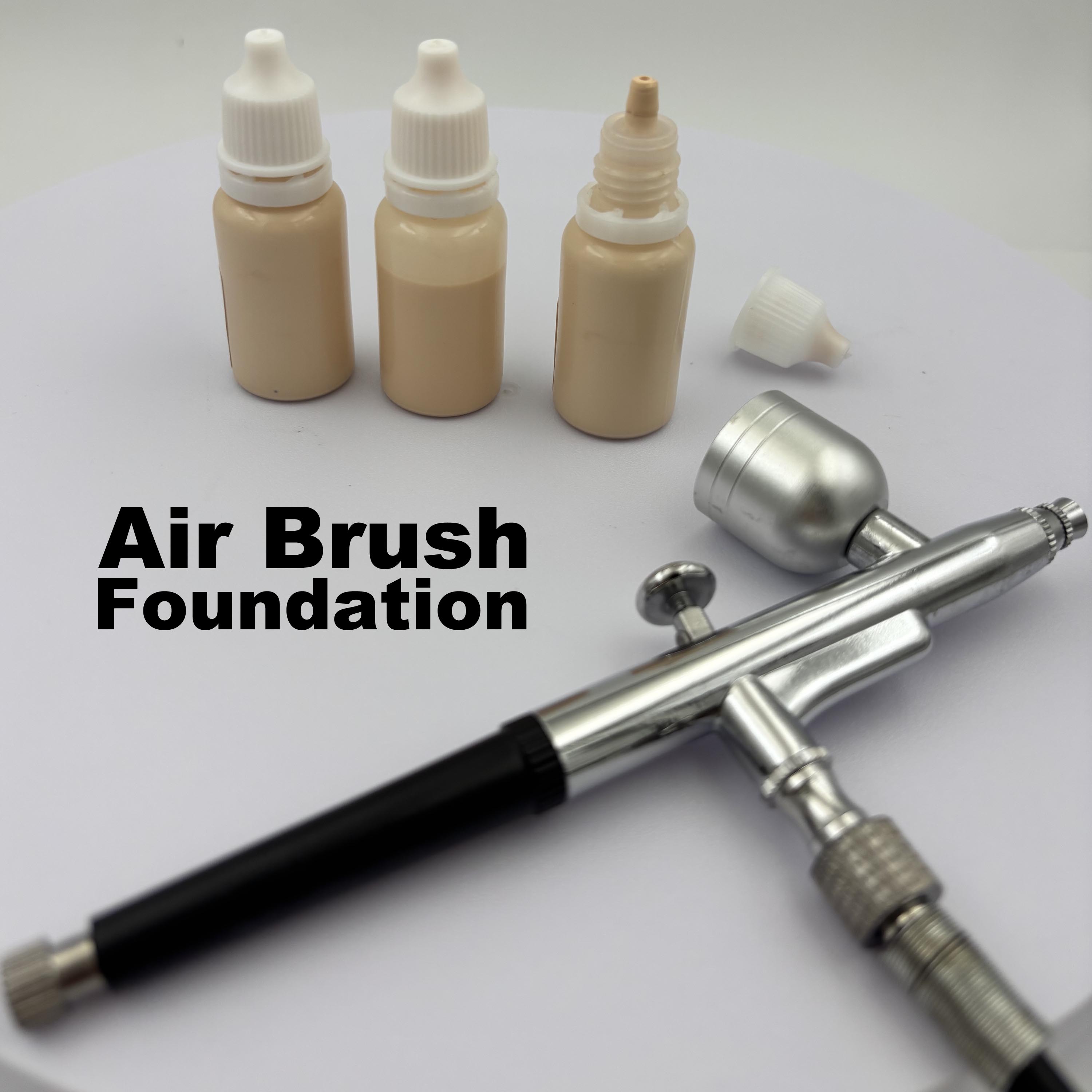Professional Easy & Long Lasting Application Makeup Airbrush Foundation; Even and Deep Coverage Nourishing Foudation for Use with Handheld Airbrush