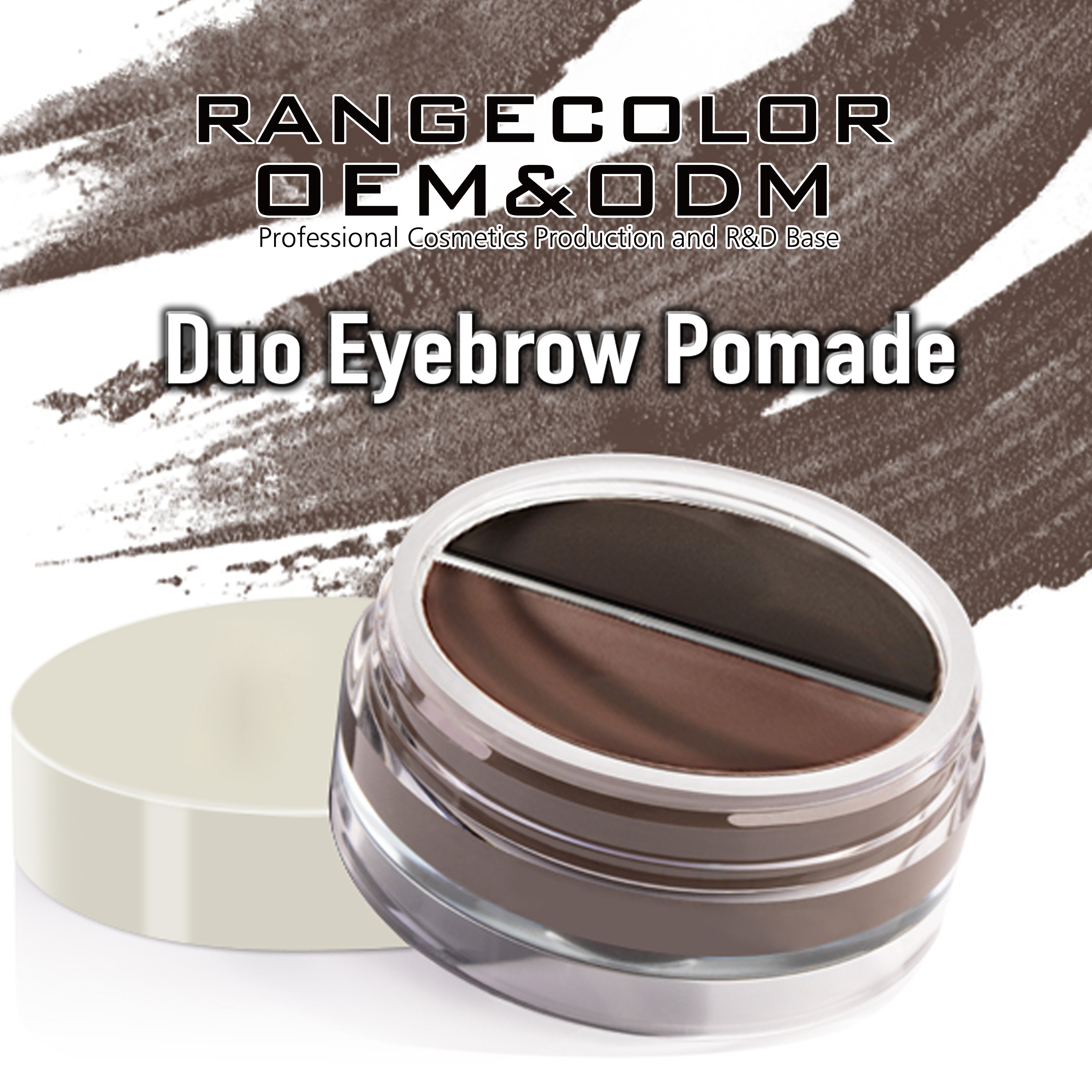 Duo Eyebrow Pomade, Waterproof Eyebrow Cream OEM ODM