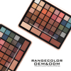 Factory 44 Color High Pigmented Hydrating and Moisturizing Eyeshadow Palette; OEM Delicate Texture Waterproof and Sweatproof Blendable Eyeshadow Palette