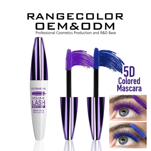 5D Colored Mascara, Lengthening and Volumizing for a Full Fan Effect OEM ODM