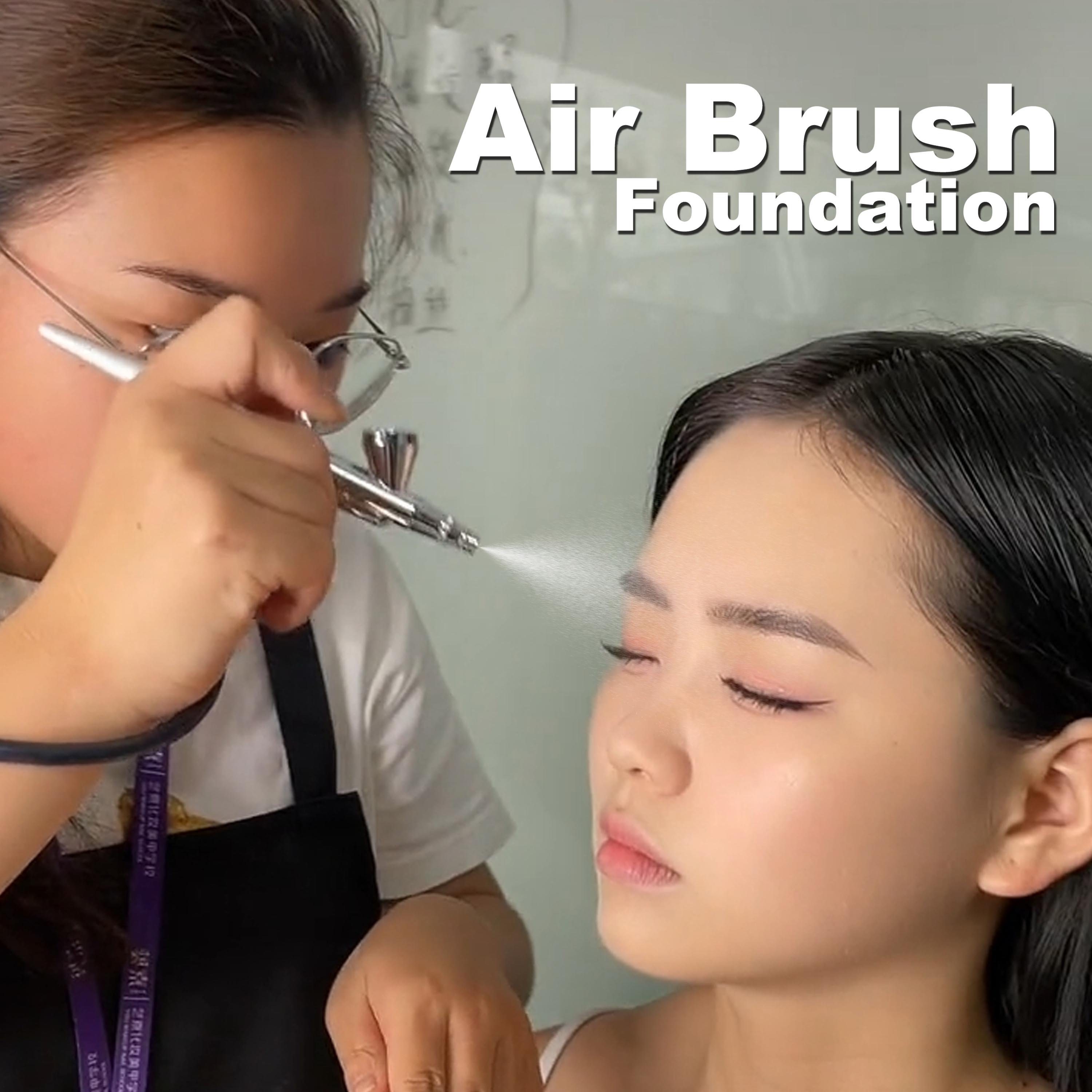 Professional Easy & Long Lasting Application Makeup Airbrush Foundation; Even and Deep Coverage Nourishing Foudation for Use with Handheld Airbrush