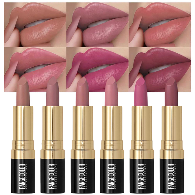 Lipstick Infused with Vitamin E, Waterproof, Smudge-proof, Matte Color 