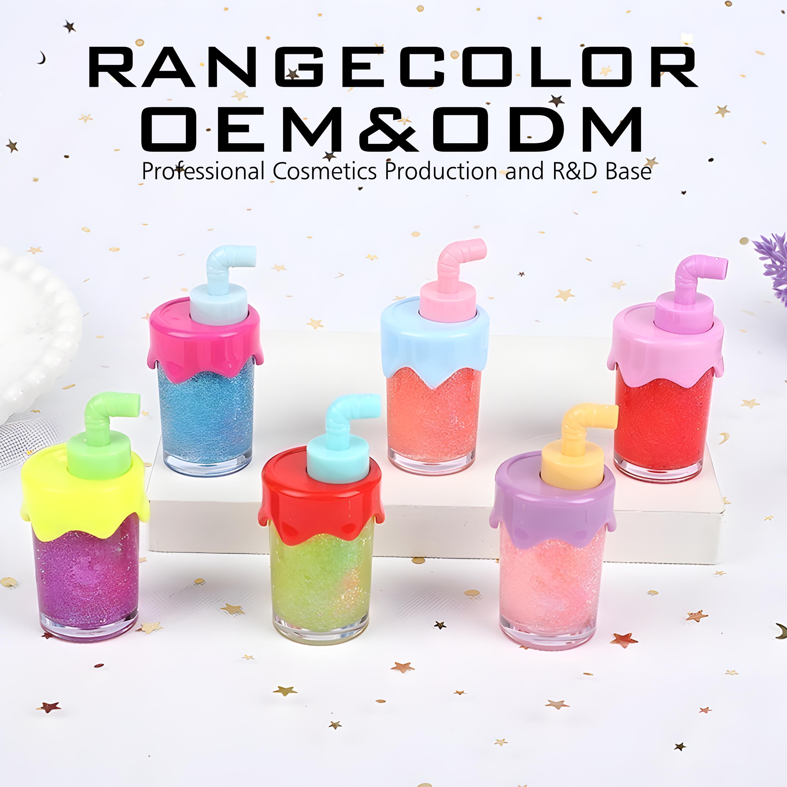 New Fashion Lightening Moisturizing Fruity Lipgloss Longlasting Mirror-Like Water-Glossy Liquid Lipstick with Drink Bottle Shape Packaging