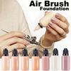 Professional Easy & Long Lasting Application Makeup Airbrush Foundation; Even and Deep Coverage Nourishing Foudation for Use with Handheld Airbrush