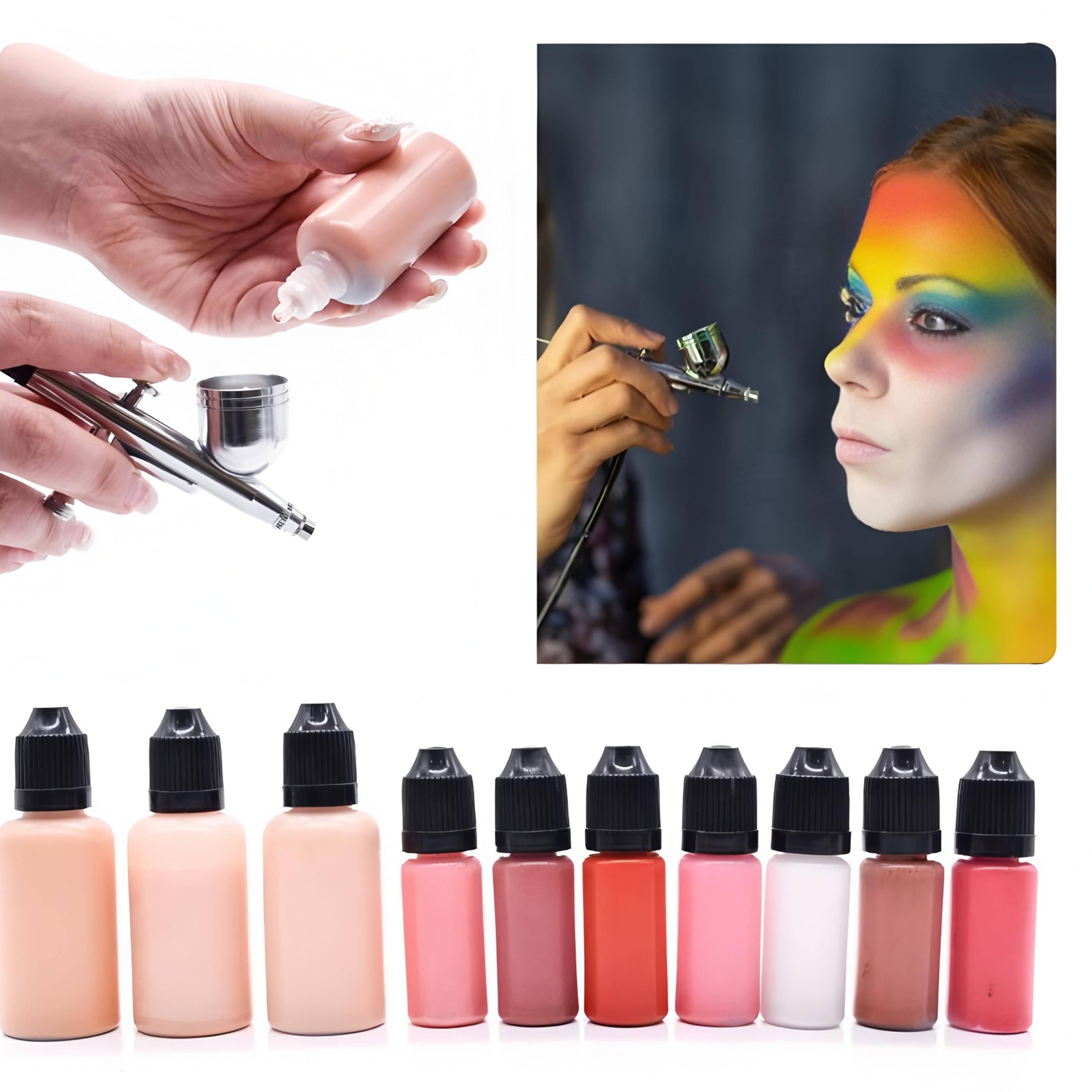 Professional Easy & Long Lasting Application Makeup Airbrush Foundation; Even and Deep Coverage Nourishing Foudation for Use with Handheld Airbrush