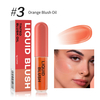 OEM Factory Natural Brightening Complexion Color Changing Tinted Blush Oil; Longlasting Lightweight Waterproof Moisturizing Liquid Blush