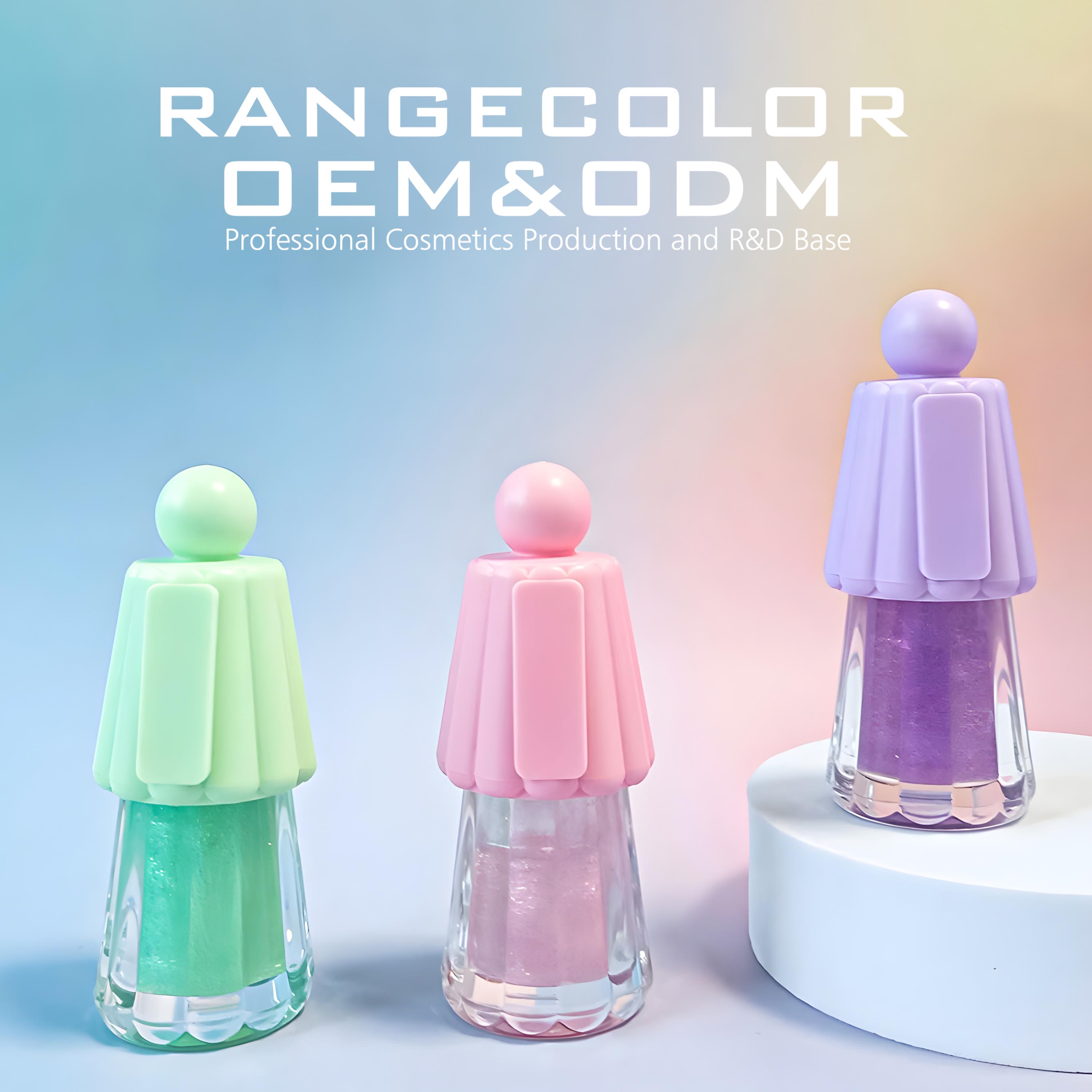 Popular Jelly Large Brush Head Lip Oil Lip Gloss Moisturizing Long-lasting Fades Lip Lines