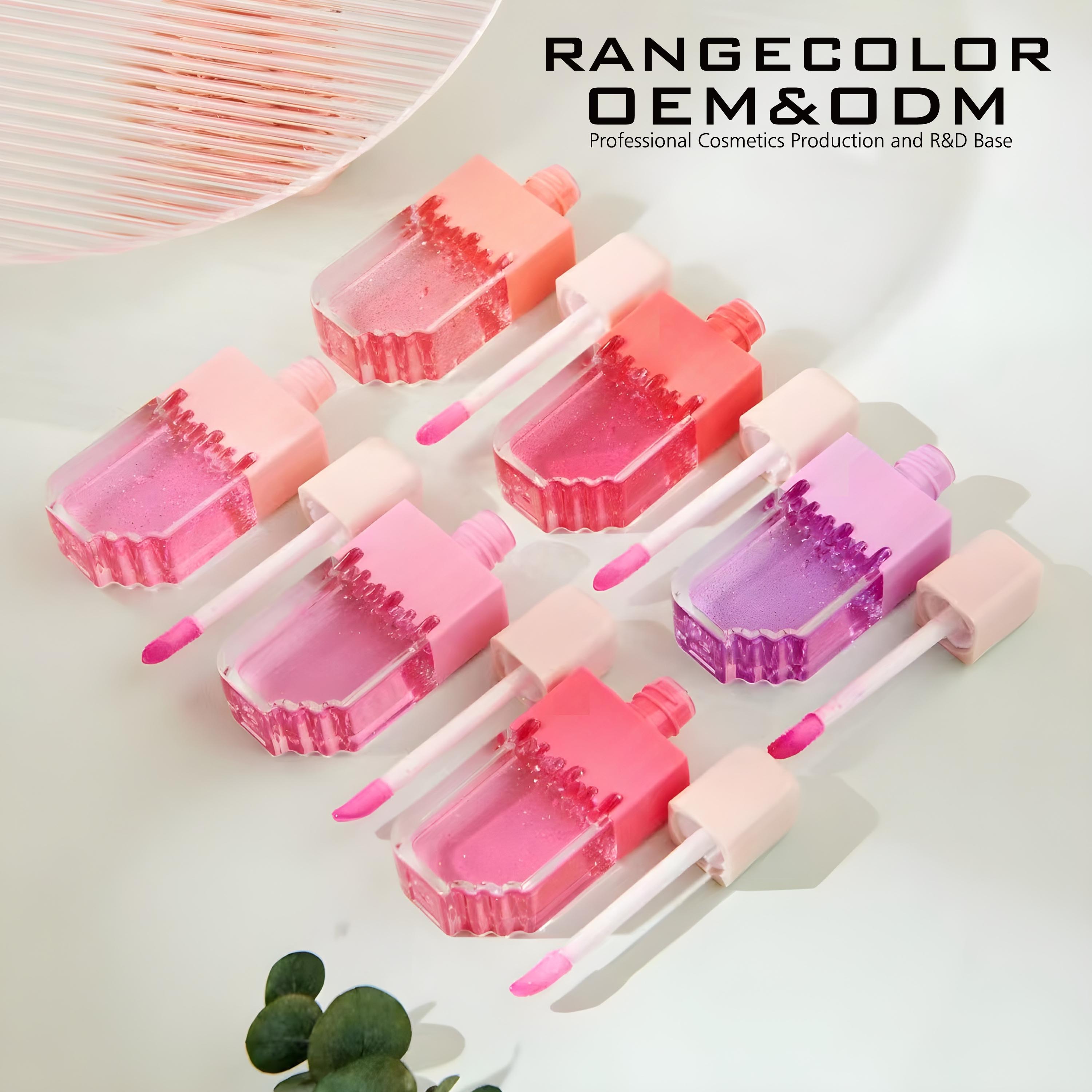 Ice Cream Lip Oil Moisturizing Lip Balm Hydrating Gloss for Plump Lips Lipstick Base Smooth Lip Oil
