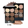 Multi-Use Six-Color Delicate Skin-Friendly Brightening Skin Tone Contour & Blush Palette; Moisturizing Makeup High-Gloss Matte Eyeshadow Palette