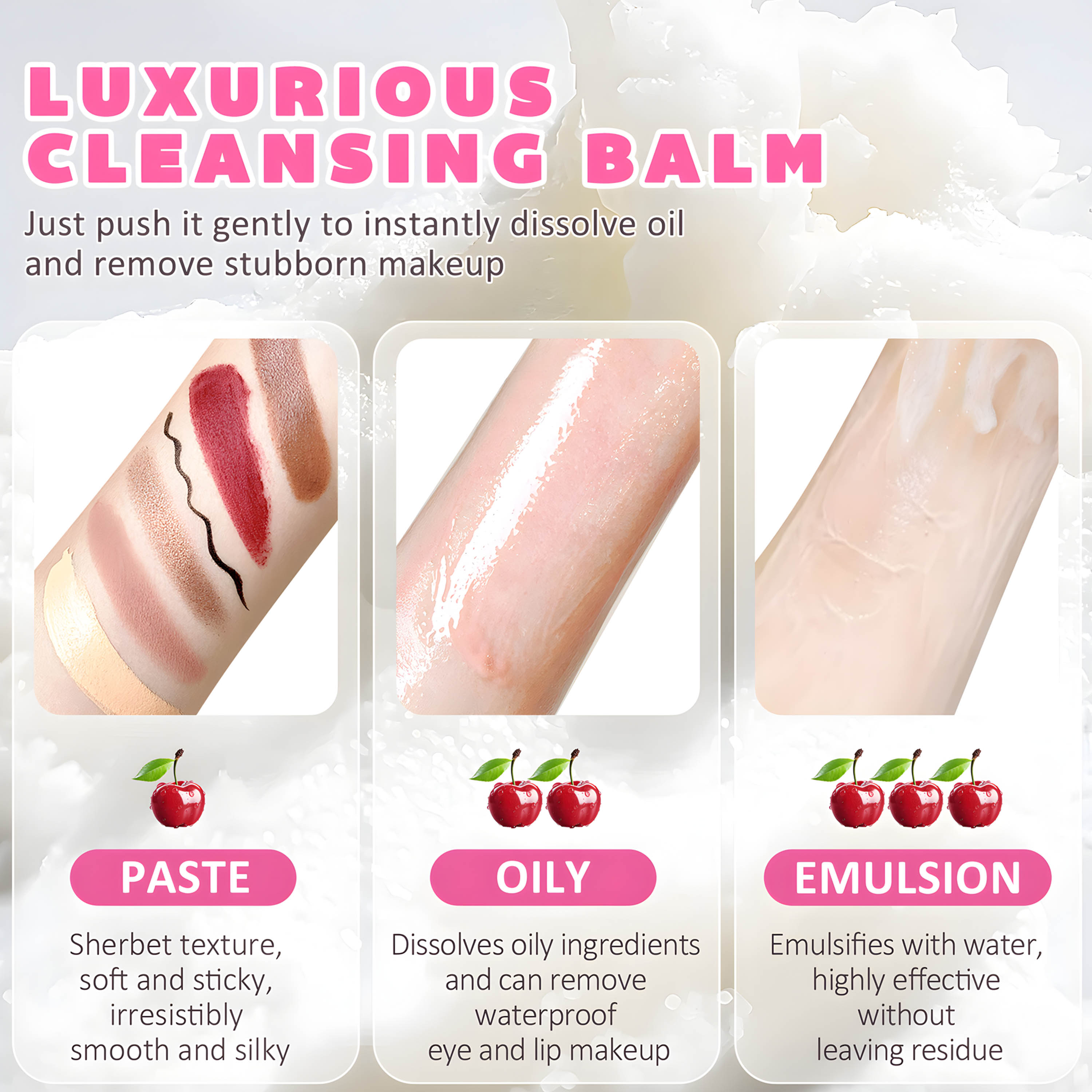 Skin Rejuvenated &Irresistibly Smooth Cleansing Balm Can Cleansing Pores and Blackheads
