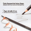 Soft Filling and Smooth Lines Steady and Precise Sharpenable Tip Fearless Water and Oil Paper Roll Eyebrow Pencil